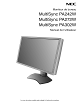 NEC MultiSync PA302W Le manuel du propriétaire