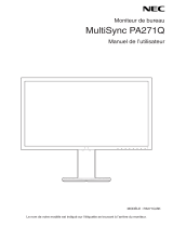 NEC MultiSync PA271Q Le manuel du propriétaire