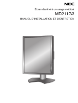 NEC MD211G3 Le manuel du propriétaire