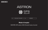 Seiko Astron SSH067J1 Le manuel du propriétaire
