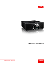 Barco G60-W8 Guide d'installation