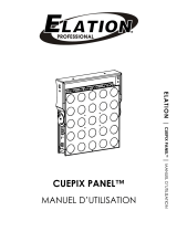 Elation CUEPIX Panel Manuel utilisateur