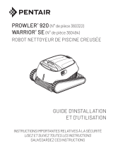 Pentair Prowler 920 Inground Robotic Pool Cleaner Le manuel du propriétaire