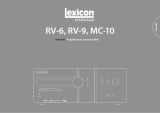 Lexicon Lexicon RV-6 Le manuel du propriétaire