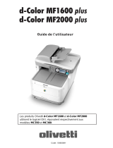 Olivetti d-Color MF1600 plus and d-Color MF2000 plus Le manuel du propriétaire