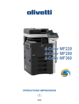Olivetti d-Color MF220-MF280-MF360 Le manuel du propriétaire