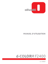 Olivetti d-Color MF2400 Le manuel du propriétaire