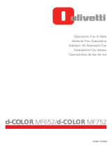 Olivetti d-Color MF652 - MF752 Le manuel du propriétaire