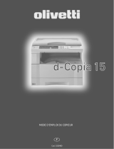 Olivetti d-Copia 15 Le manuel du propriétaire