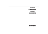 Olivetti ECR 5200 Le manuel du propriétaire