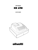 Olivetti ECR 6700 Le manuel du propriétaire