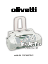 Olivetti Fax-Lab 105 Le manuel du propriétaire
