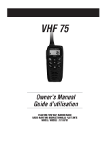 Uniden VHF75 Le manuel du propriétaire