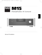 NAD M15 Le manuel du propriétaire