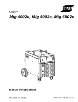 ESAB Mig 5002c Manuel utilisateur