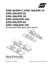 ESAB ERD-5b/ERI-5, ERD-10b/ERI-10, ERD-20b/ERI-20, ERD-30b/ERI-30, ERD-30Xb/ERI-30X, ERD-60b/ERI-60, ERD-100b/ERI-100 Manuel utilisateur