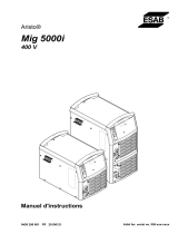 ESAB Mig 5000i Manuel utilisateur