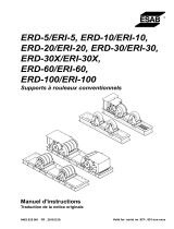 ESAB ERD-5/ERI-5, ERD-10/ERI-10, ERD-20/ERI-20, ERD-30/ERI-30, ERD-60/ERI-60, ERD-100/ERI-100 Manuel utilisateur