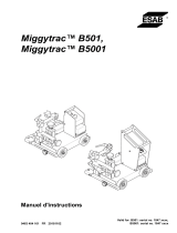 ESAB Miggytrac™ B501, Miggytrac™ B5001 Manuel utilisateur