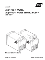 ESAB Mig 4004i Pulse, Mig 4004i Pulse WeldCloud™ Manuel utilisateur