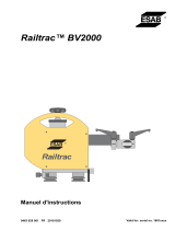 ESAB Railtrac™ BV2000 Manuel utilisateur