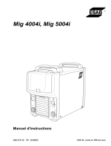 ESAB Mig 4004i, Mig 5004i Manuel utilisateur