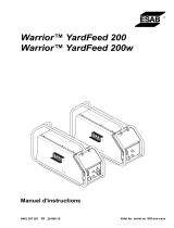 ESAB Warrior™ YardFeed 200, Warrior™ YardFeed 200w Manuel utilisateur