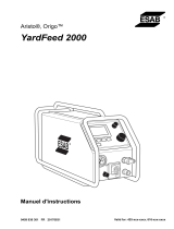 ESAB YardFeed 2000 Manuel utilisateur