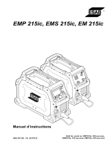 ESAB EMP 215ic, EMS 215ic, EM 215ic Manuel utilisateur