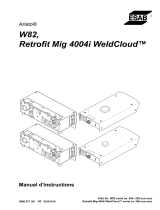 ESAB Retrofit Mig 4004i WeldCloud™ Manuel utilisateur