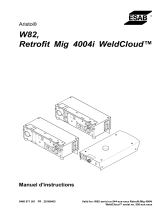 ESAB Retrofit Mig 4004i WeldCloud™ Manuel utilisateur