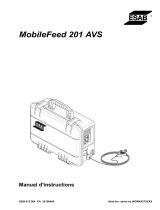 ESAB MobileFeed 201 AVS Manuel utilisateur