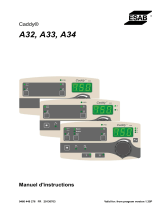 ESAB A32, A33, A34 Caddy® Manuel utilisateur