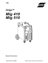ESAB Mig 510 Origo™ Manuel utilisateur