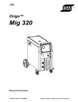 ESAB Mig 320 Origo™ Manuel utilisateur