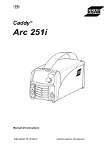 ESAB Caddy 250 Arc 251i Manuel utilisateur