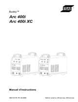 ESAB Arc 400i, 400i XC - Buddy™ Arc 400i, 400i XC Manuel utilisateur
