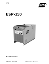 ESAB ESP-150 Manuel utilisateur
