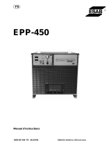 ESAB EPP-450 Manuel utilisateur