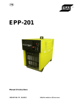 ESAB EPP-201 Manuel utilisateur