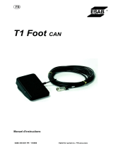 ESAB T1 Foot CAN Manuel utilisateur