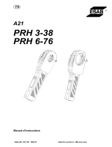 ESAB PRH 3-38, PRH 6-76 - A21 PRH 3-38, A21 PRH 6-76 Manuel utilisateur