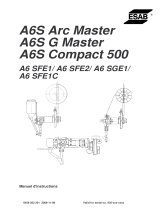 ESAB A6S Arc Master/ A6S G Master/ A6S Compact 500 Manuel utilisateur