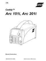 ESAB Caddy® Arc 151i, Caddy® Arc 201i Manuel utilisateur