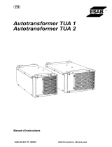 ESAB Autotransformer TUA 1 Manuel utilisateur