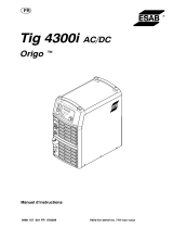ESAB Tig 4300i AC/DC Manuel utilisateur