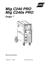 ESAB Mig C240 PRO, Mig C240s PRO Manuel utilisateur
