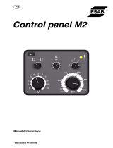 ESAB Control panel M2 Manuel utilisateur