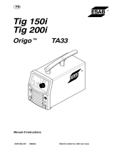 ESAB Origo™ Tig 150i, Origo™ Tig 200i Manuel utilisateur