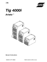 ESAB Tig 4000i Manuel utilisateur